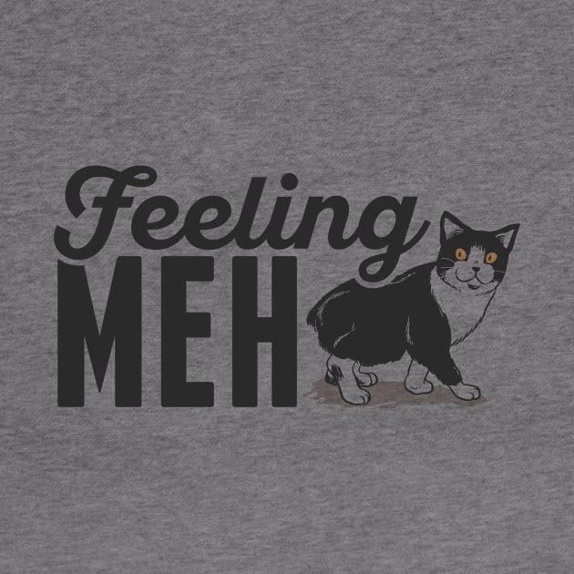 Cute & Funny Feeling Meh Kitty Adorable Cat by theperfectpresents